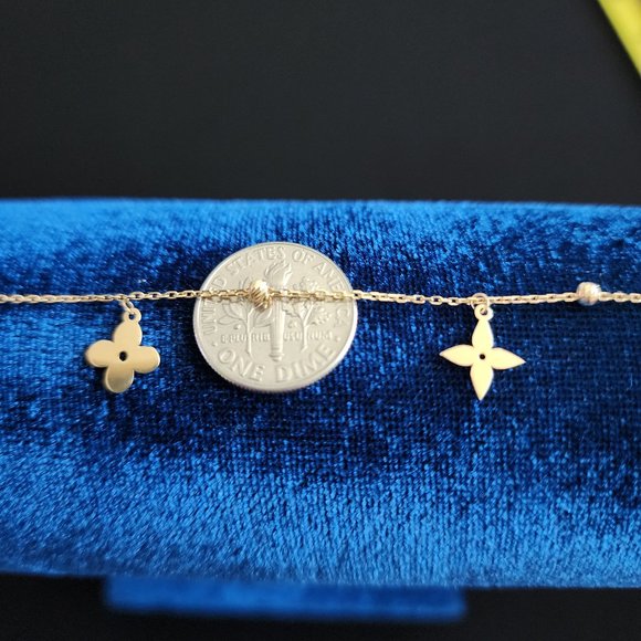 Gold bracelet and or Anklet - Picture 9 of 11